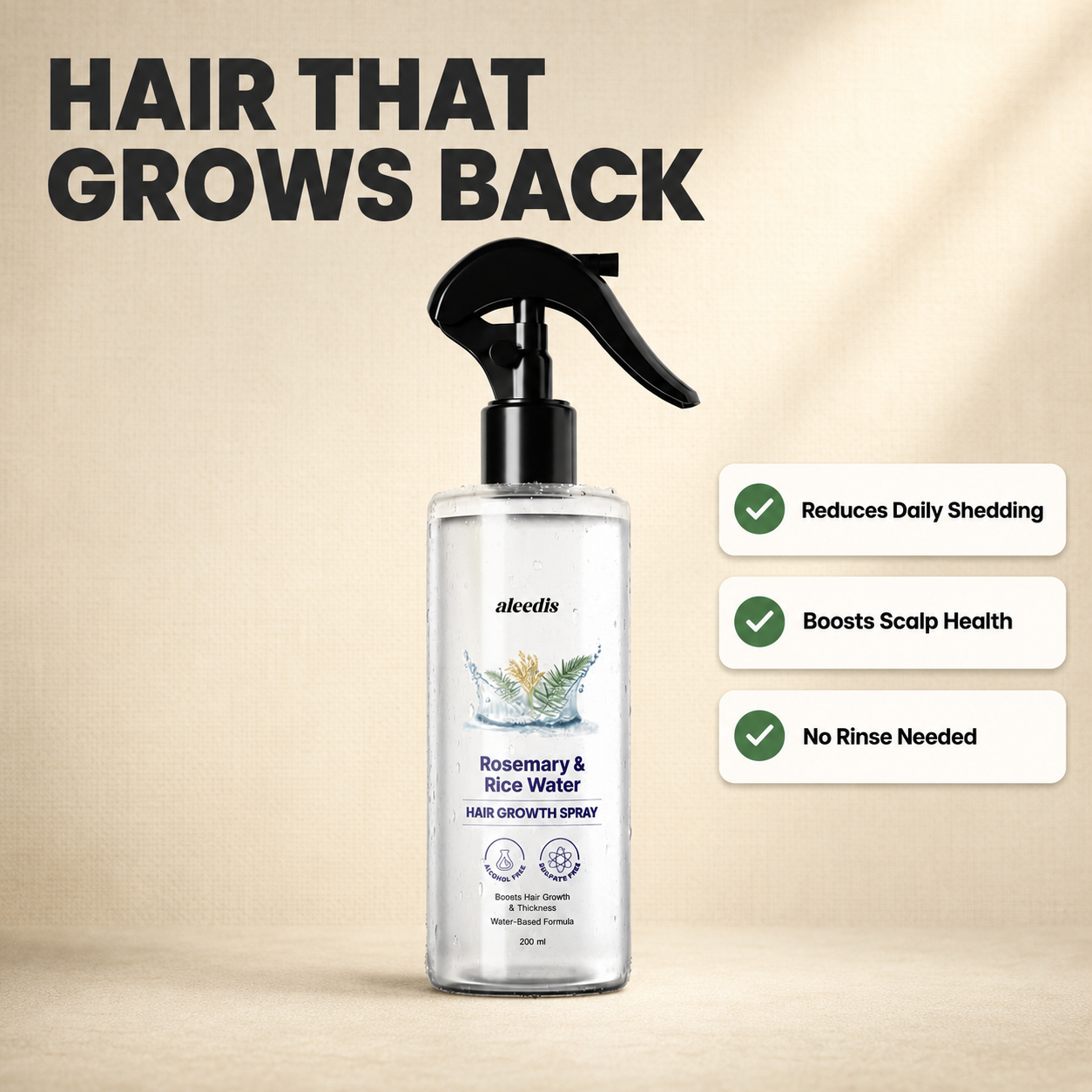 Rosemary Rice Hair Spray