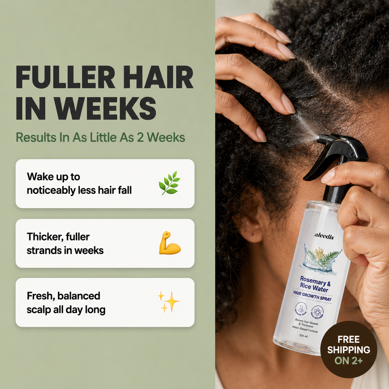 Rosemary Rice Hair Spray
